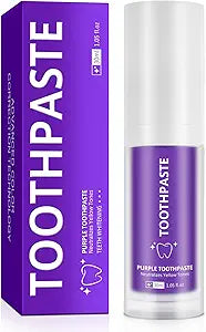 Purple Toothpaste Colour Corrector for Teeth Whitening