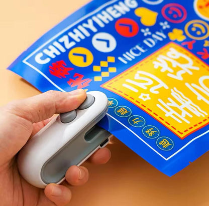 Rechargeable Mini Pocket Shoppers Sealing Device (with Box Packing)
