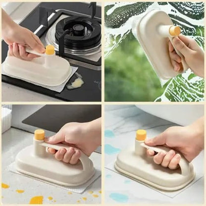 Magic Brush & Replaceable Disposable Magic Cloth, Replaceable Magic Brush Powerful Cleaning Cloth 50 Pec Cloth Free