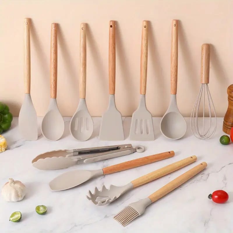 Silicon spoon set 12 pcs